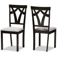 thumbnail image 1 of Bowery Hill Dining Side Chair in Gray and Brown (Set of 2), 1 of 7