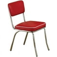 thumbnail image 1 of Bowery Hill Dining Side Chair in Red and Chrome, 1 of 3