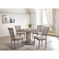thumbnail image 1 of Bowery Hill Dining Table with Single Pedestal in Gray, 1 of 1