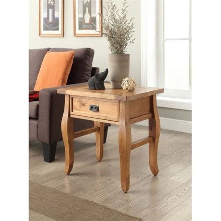 Bowery Hill End Table in Antique Brown
