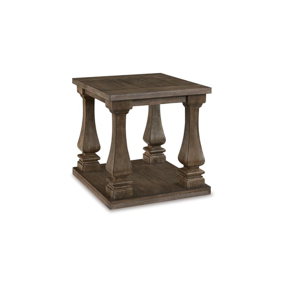 Bowery Hill End Table in Gray