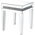 thumbnail image 1 of Bowery Hill End Table in Mirrored and Faux Crystals Inlay, 1 of 2