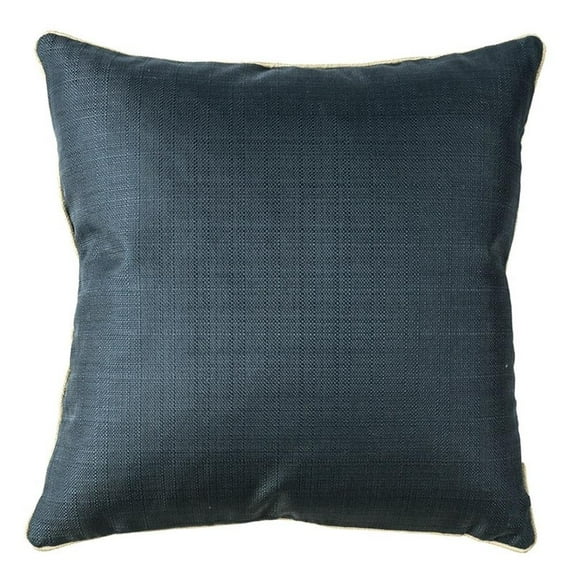 Bowery Hill Fabric 20-Inch Throw Pillow in Indigo (Set of 2)