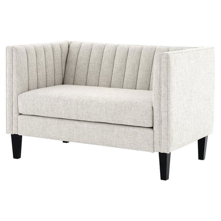 Bowery Hill Fabric Accent Bench in Linen