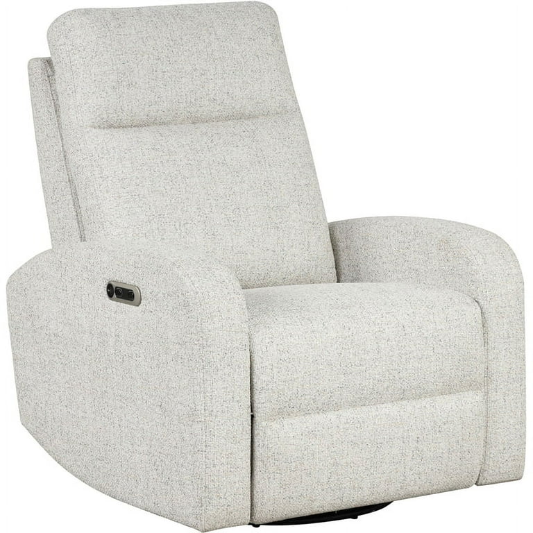 Fabric power swivel glider clearance recliner