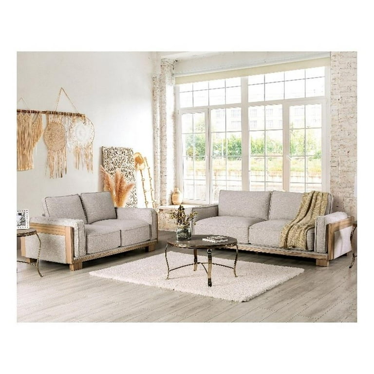 Light brown sofa set discount