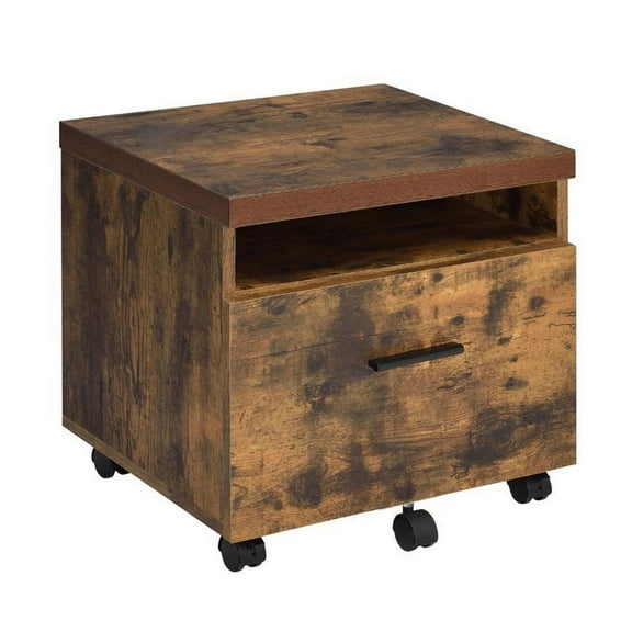 Bowery Hill File Cabinet in Weathered Oak