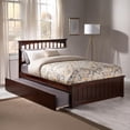 thumbnail image 1 of Bowery Hill Full Platform Bed with Trundle in Walnut, 1 of 7