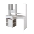 thumbnail image 1 of Bowery Hill Home Office Computer Desk in Pure White, 1 of 7