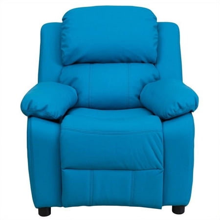 Bowery Hill Kids Recliner in Turquoise