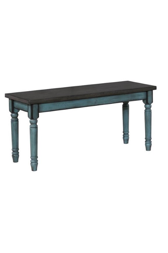 Kitchen Bench in Teal Blue
