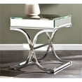 thumbnail image 1 of Bowery Hill Mirrored End Table in Chrome, 1 of 1