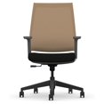 thumbnail image 1 of Bowery Hill Modern 20.5" Modern Metal and Fabric Mesh-Back Task Chair in Onyx, 1 of 3