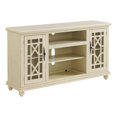 thumbnail image 1 of Bowery Hill Modern / Contemporary 2 Door Antique White 63" TV Stand, 1 of 9