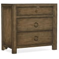 thumbnail image 1 of Bowery Hill Modern / Contemporary Bedroom Three-Drawer Nightstand, 1 of 2