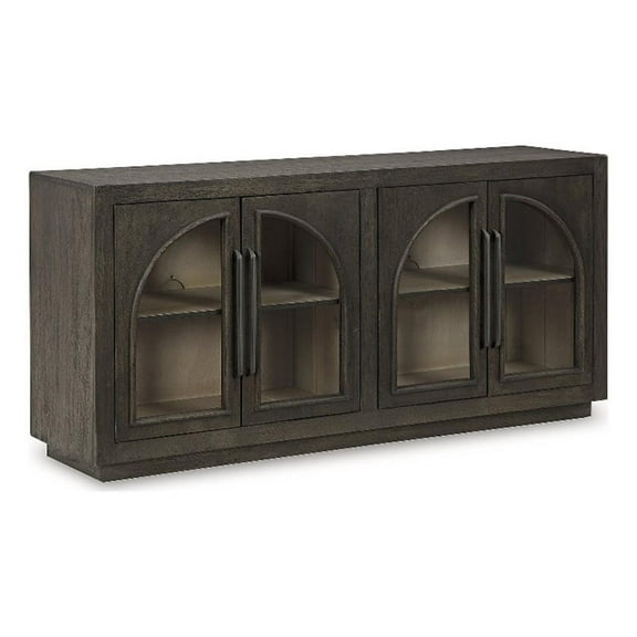 Bowery Hill Modern / Contemporary Grayish Brown Accent Cabinet