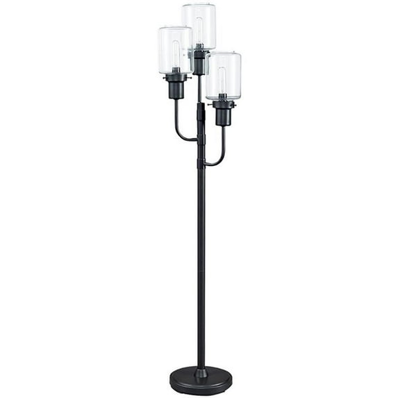 Bowery Hill Modern / Contemporary Metal Floor Lamp in Bronze