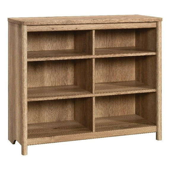 Bowery Hill Modern Engineered Wood Storage Organizer in Timber Oak