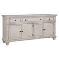 thumbnail image 1 of Bowery Hill Modern Farmhouse Off White Vintage Style 72" Wood TV Console, 1 of 8