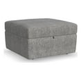 thumbnail image 1 of Bowery Hill Modern Gray Storage Ottoman with Performance Fabric, 1 of 11