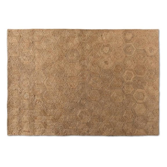 Bowery Hill Contemporary Handwoven Hemp Area Rug