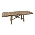 thumbnail image 1 of Bowery Hill Modern Light Brown Distressed Wood Counter Table, 1 of 8