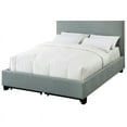 thumbnail image 1 of Bowery Hill Modern Upholstered King Platform Storage Bed in Blue bird, 1 of 8