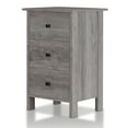 thumbnail image 1 of Bowery Hill Modern Wood 3-Drawer Cabinet in Vintage Gray Oak, 1 of 7