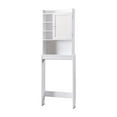 thumbnail image 1 of Bowery Hill Modern Wood Bathroom Space Saving Cabinet in White, 1 of 8
