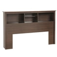 thumbnail image 1 of Bowery Hill Modern Wood Full Queen Bookcase Headboard in Espresso, 1 of 5