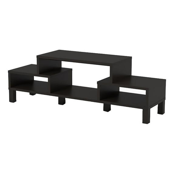 Bowery Hill Modern Wood TV Stand for TVs up to 60'' in Black