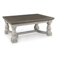 thumbnail image 1 of Bowery Hill Modern Wood Top Coffee Table in Gray and White Finish, 1 of 4