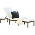 thumbnail image 1 of Bowery Hill Outdoor Wicker Chaise Lounge in Brown, 1 of 7