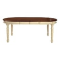 thumbnail image 1 of Bowery Hill Oval Extendable Dining Table in Buttermilk, 1 of 3