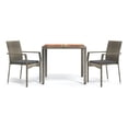 thumbnail image 1 of Bowery Hill PE Rattan Medium Modular Garden Dining Set in Gray, 1 of 20