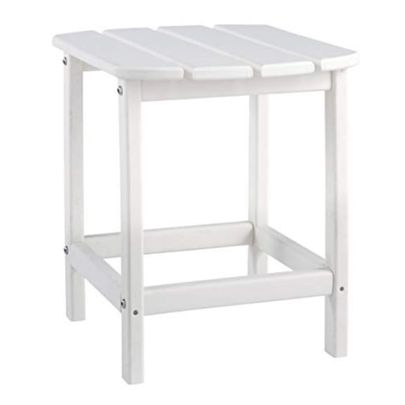 Bowery Hill Patio End Table in White