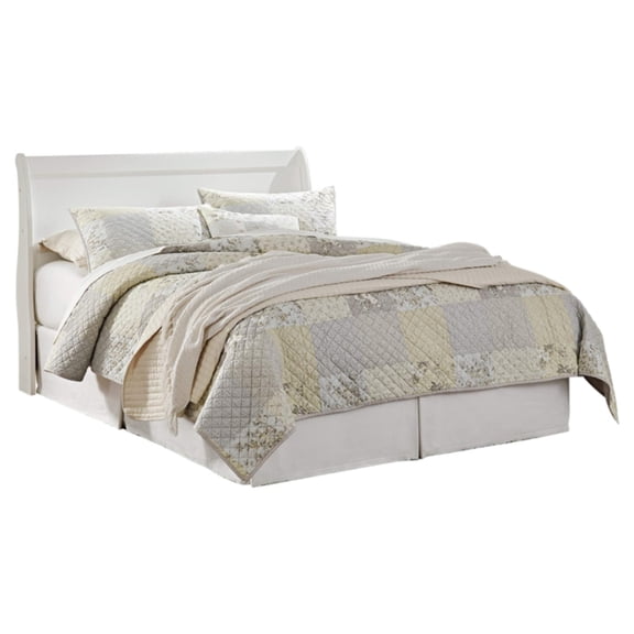 Bowery Hill Queen Sleigh Headboard in White