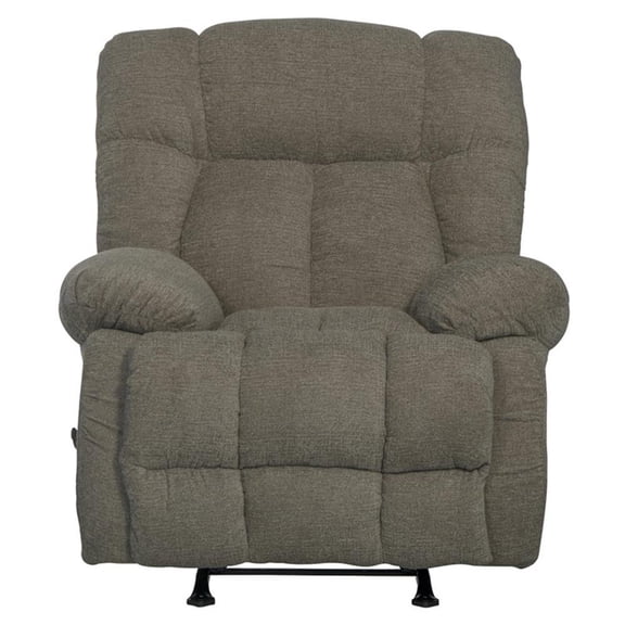 Bowery Hill Rocker Recliner in Otter Brown Polyester Chenile Fabric
