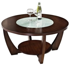 Bowery Hill Round Cocktail/Cofee Table in Cherry
