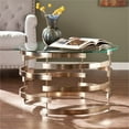 thumbnail image 1 of Bowery Hill Round Coffee Table in Champagne, 1 of 1