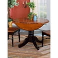 thumbnail image 1 of Bowery Hill Round Drop Leaf Dining Table in Black, 1 of 2