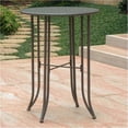 thumbnail image 1 of Bowery Hill Round Patio Pub Table in Matte Brown, 1 of 1