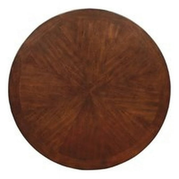 Bowery Hill Round Pedestal Dining Table in Cherry
