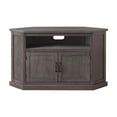 thumbnail image 1 of Bowery Hill Rustic Corner 50" Solid Wood TV Stand in Gray, 1 of 9