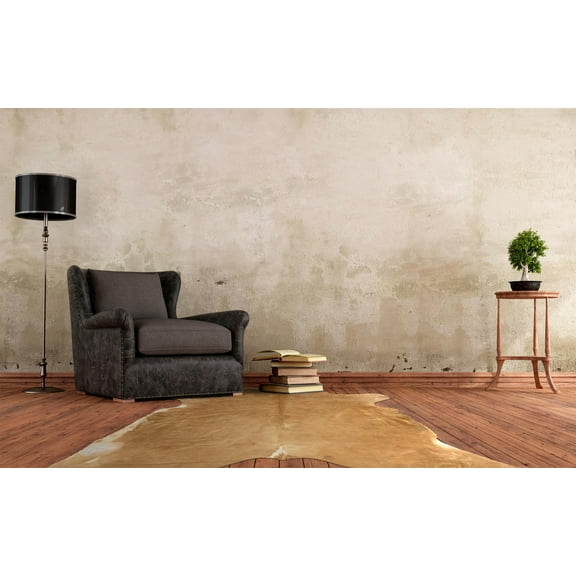 Bowery Hill Rustic Leather Natural Light Brindle Full Skin in Brown