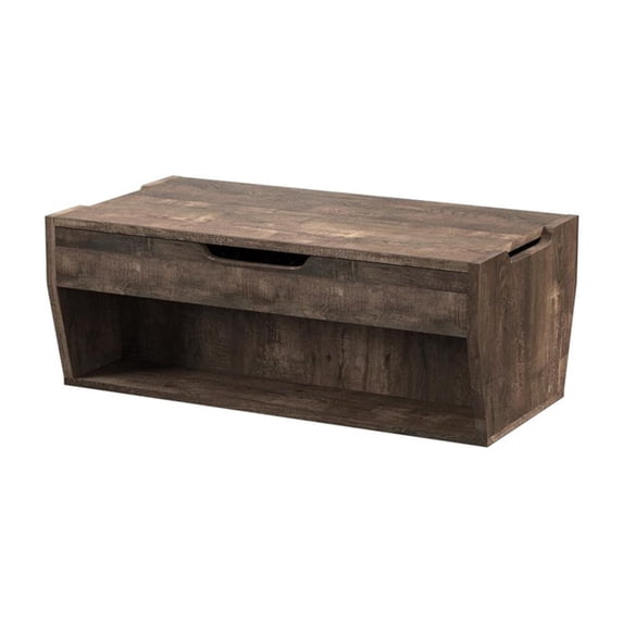Bowery Hill Particle Board Brown Coffee Table Rectangular Lift Top 41"W x 24"D x 16.34"H Unassembled