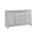thumbnail image 1 of Bowery Hill Buffet Server with 3 Drawers and 2 Doors in Platinum, 1 of 3