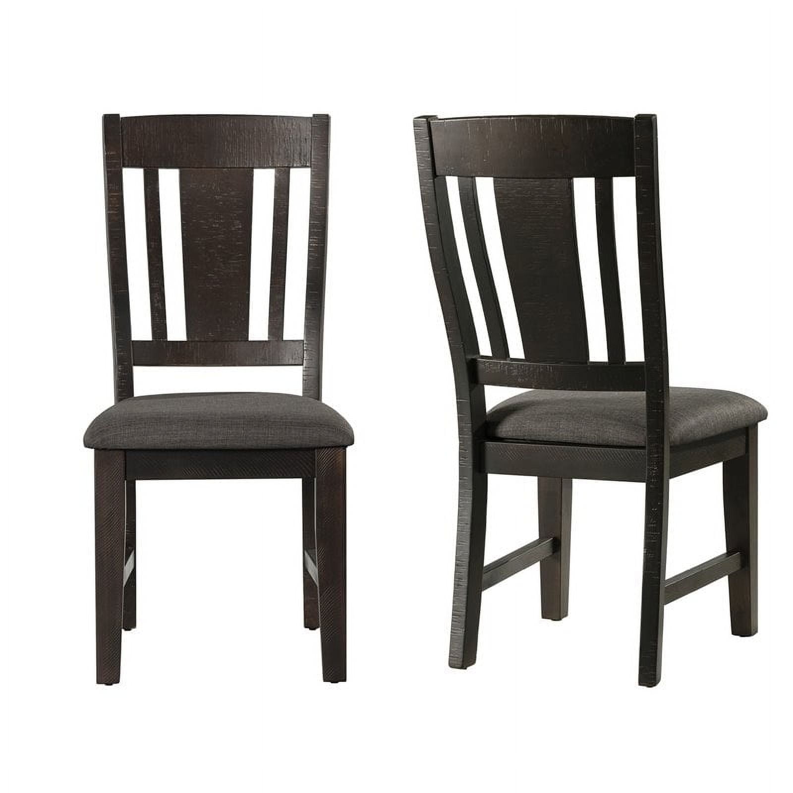Bowery Hill Side Chair Set in Gray