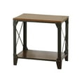 thumbnail image 1 of Bowery Hill Square End Table in Distressed Tobacco, 1 of 2