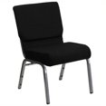 thumbnail image 1 of Bowery Hill Stacking Church Stacking Chair in Black, 1 of 4